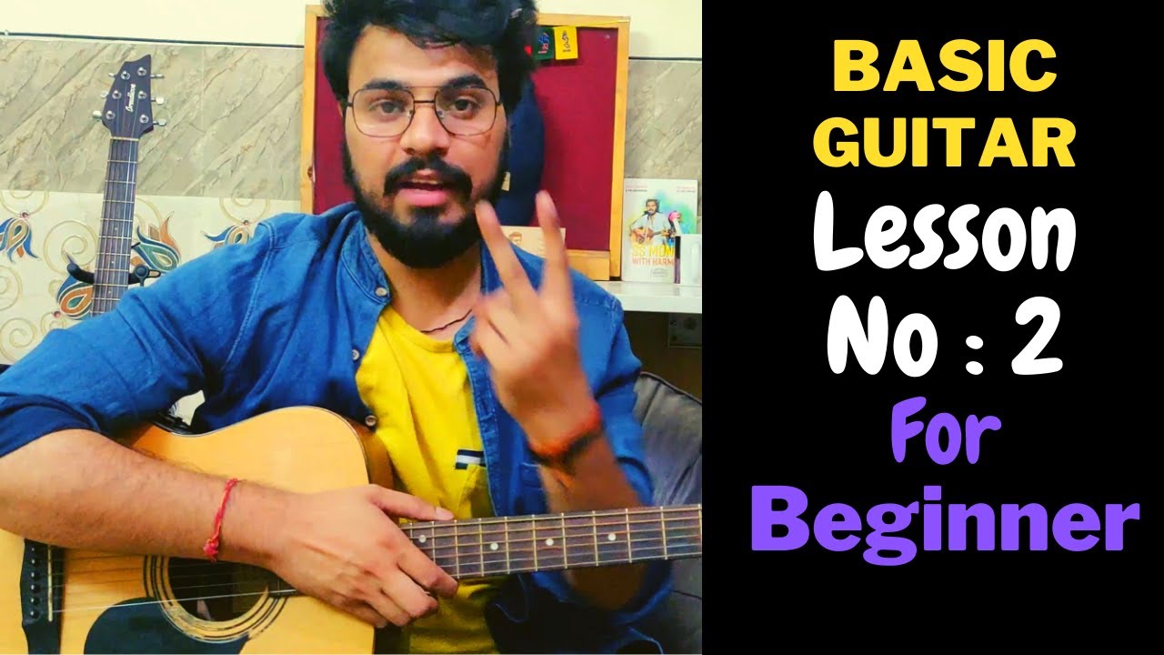 Second Guitar Lesson for beginner | Finger Exercise 1 for Guitar  | Explained in Details |