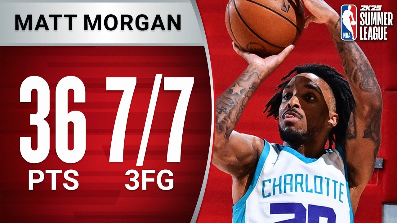 Matt Morgan Goes PERFECT From The Field In Vegas! 36 PTS Off The Bench!