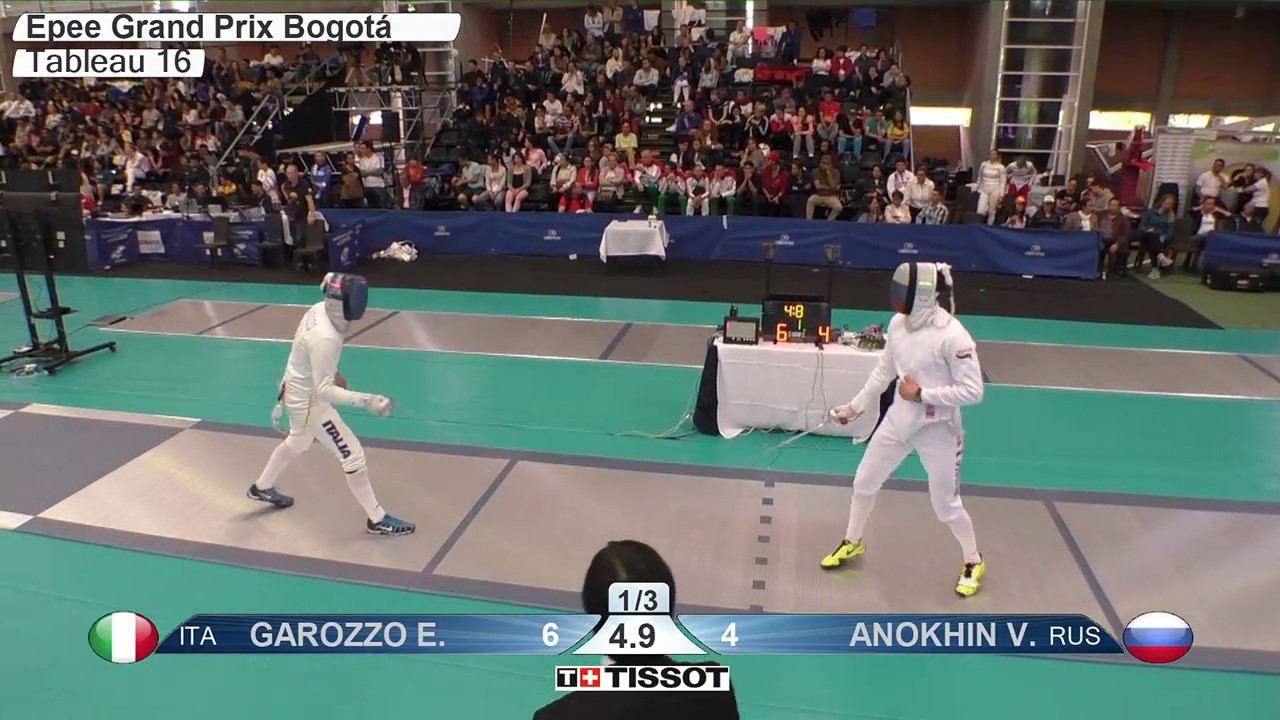 FE M E Individual Bogota COL Grand Prix 2017 T16 06 blue GAROZZO ITA vs ANOKHIN RUS