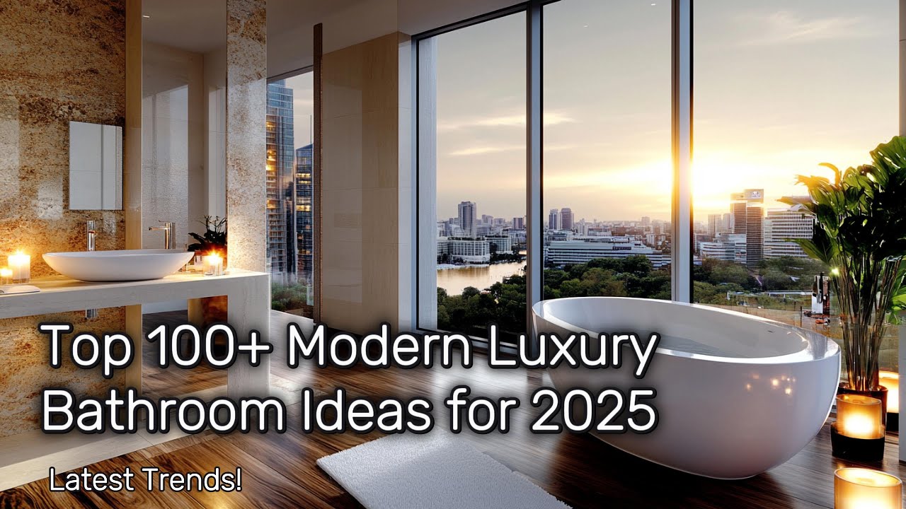 Top 100+ Modern Luxury Bathroom Ideas for 2025 – Latest Trends!