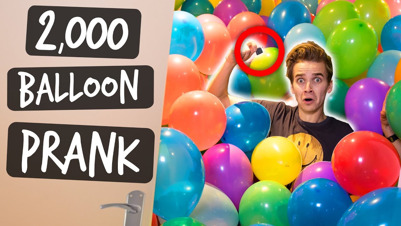 2,000 BALLOONS PRANK!