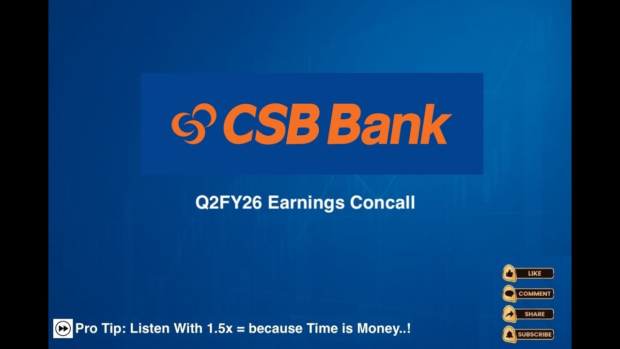 Конференция по обсуждению финансовых результатов CSB Bank за 2 квартал 2026 финансового года