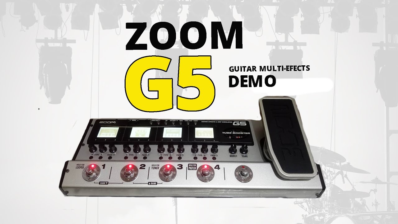 Zoom G5 Guitar Multi-Effects Demo