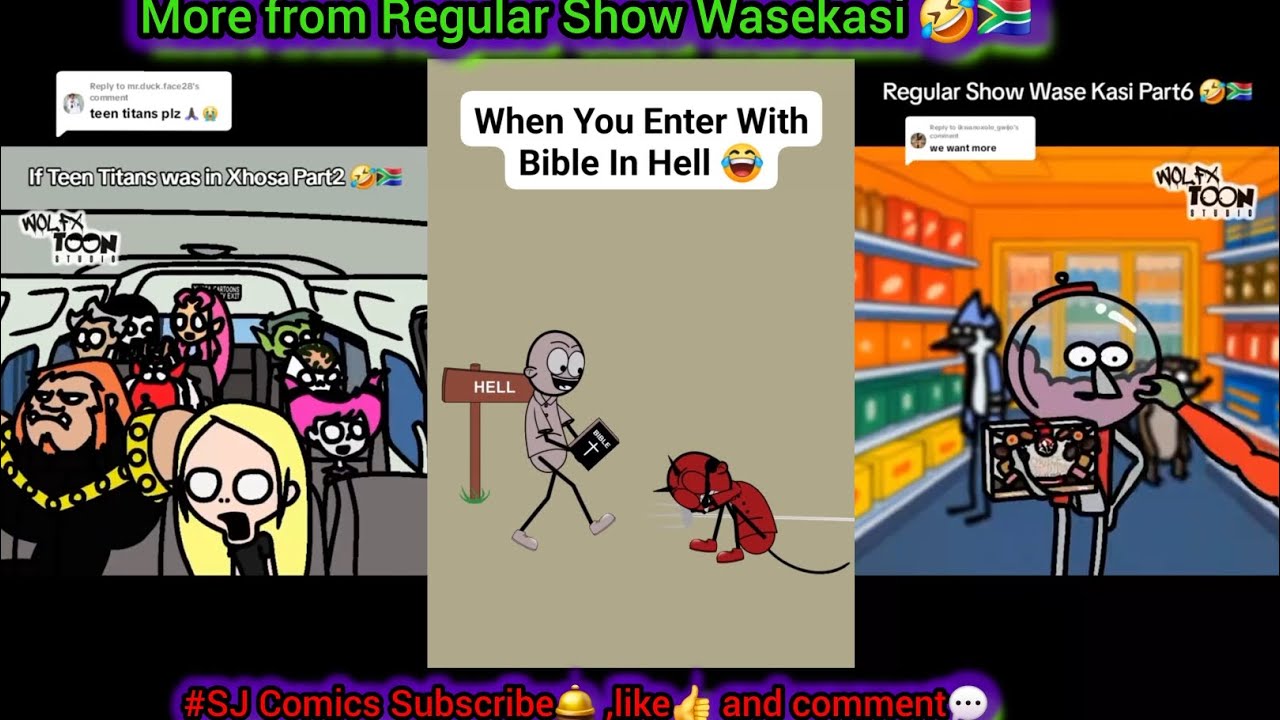 Regular Show Wasekasi (must watch) 🤣🇿🇦 #comedy #comedyfilms #sketchcomedychannel #funny #regularshow