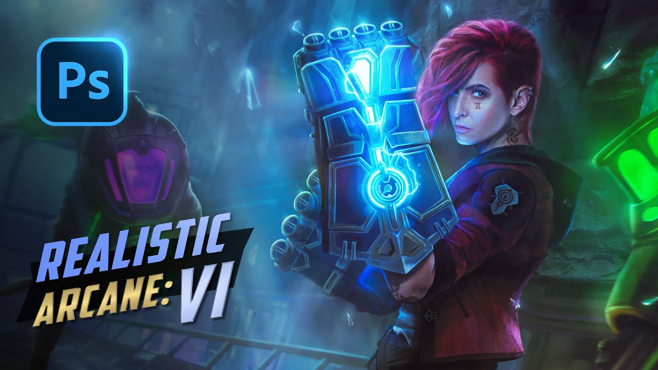 I Created a REALISTIC ARCANE VI in Photoshop!