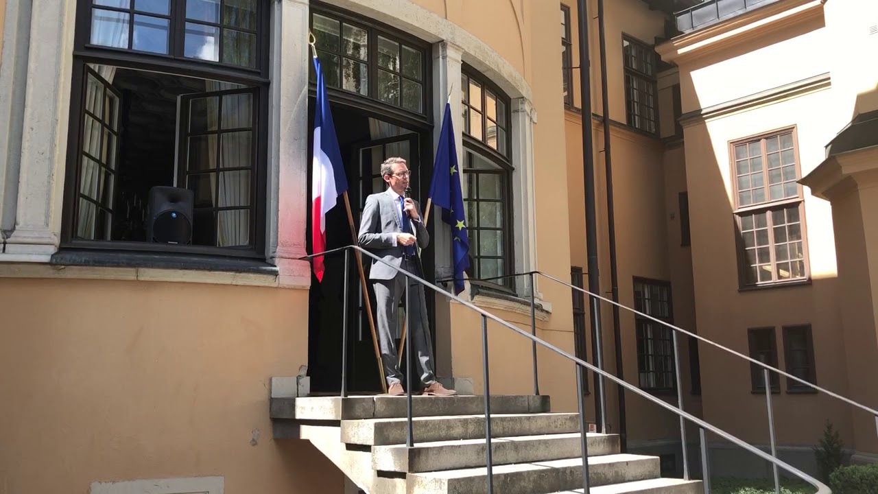 Ambassador of France to Sweden, David Cvach at Fete Nationale