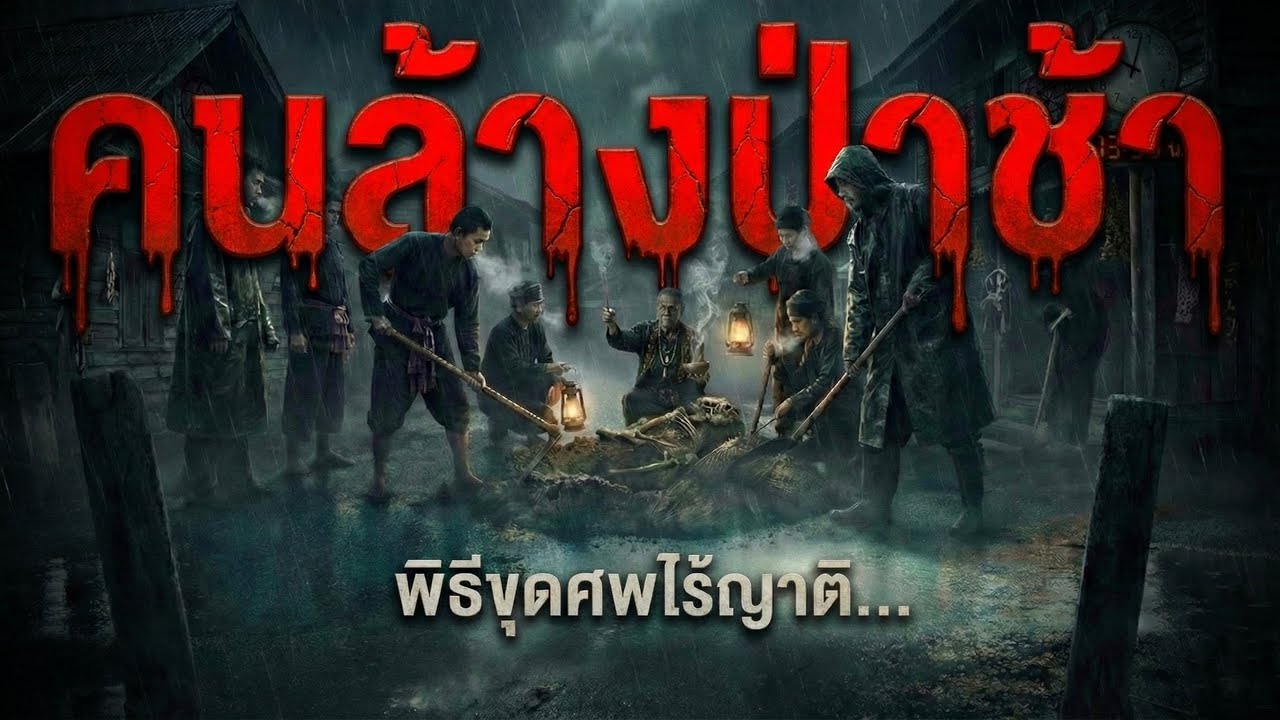 คนล้างป่าช้า | พิธีขุดศพไร้ญาติ