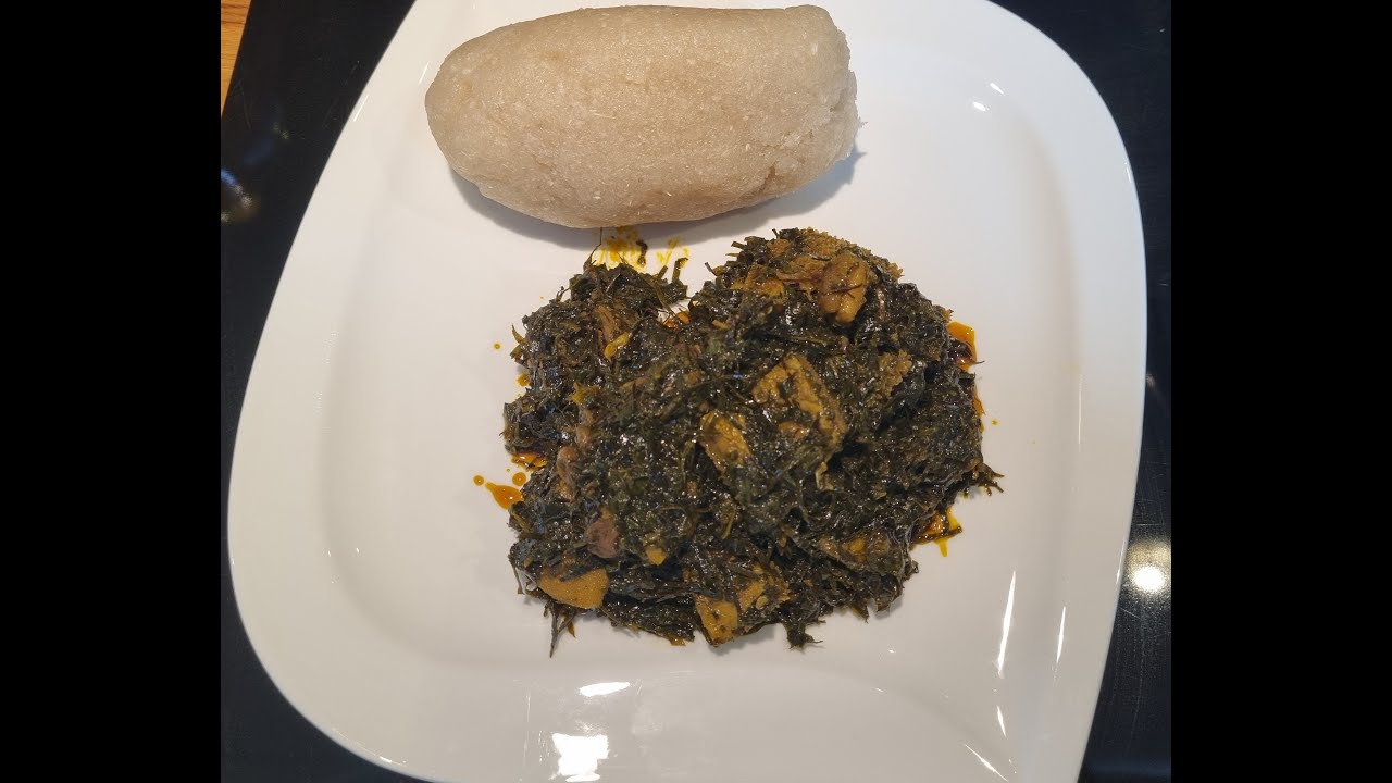 How to cook Eru with Spinach ( Eru and Garri. One of Cameroon`s best dish)Easy and Yummy