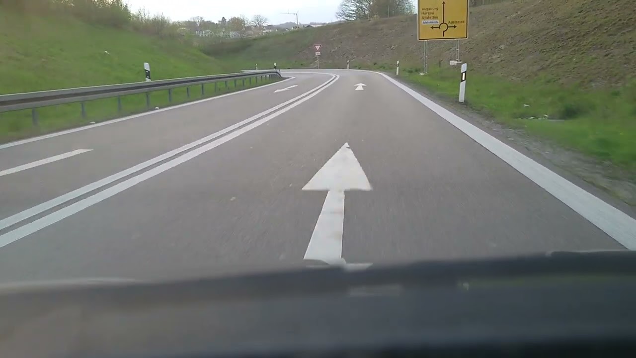 #Autobahn A8, Highway A8, Motorway A8, Autostrada A8, Autoroute A8, M&uuml;nchen - Stuttgart, Deutschland