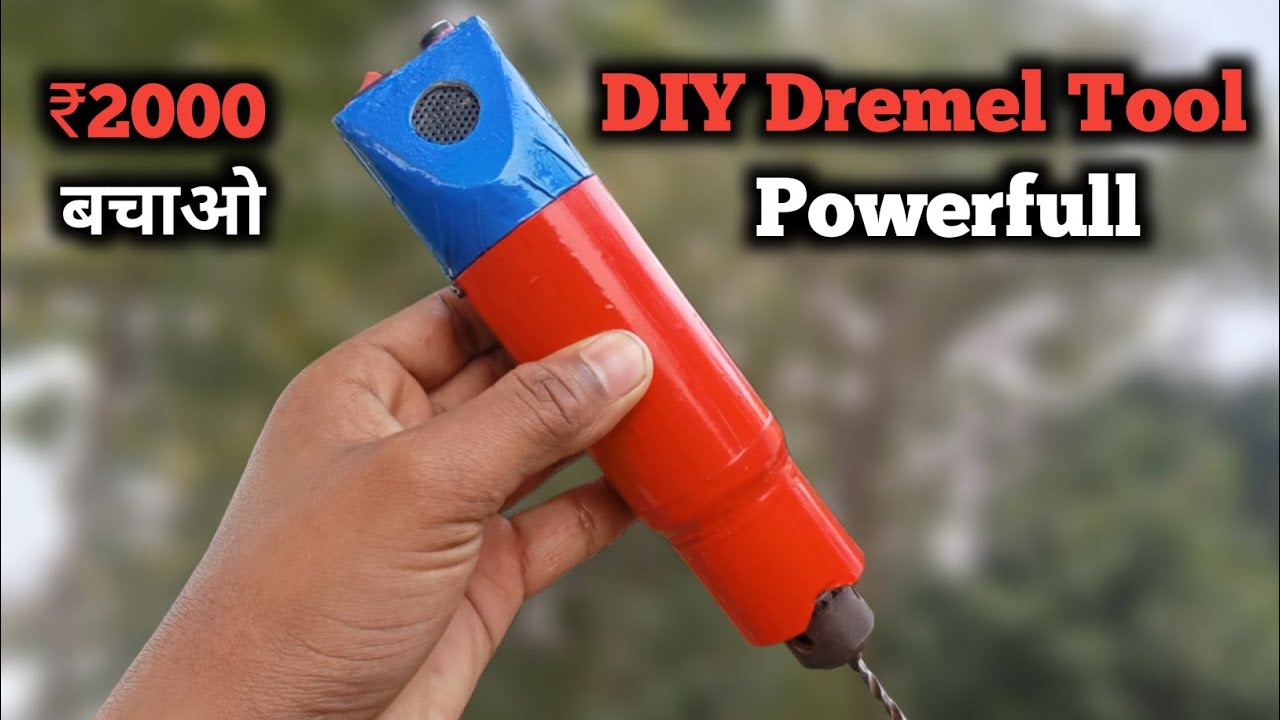 How To Make Dremel Tool at Home | Dremel Tool Kaise Banaye | Drill Machine
