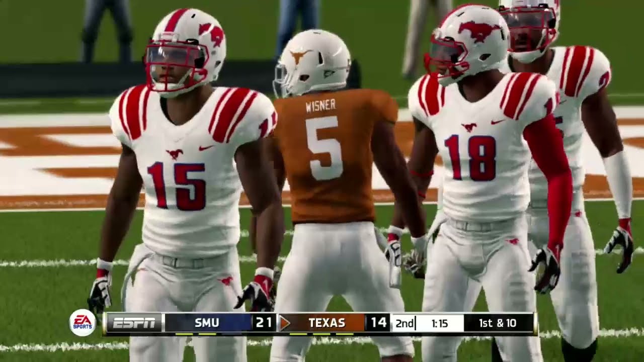 15 SMU vs 3 Texas - NCAA Football 26 - Updated 2025-26 Rosters NON SCHEDULED Match