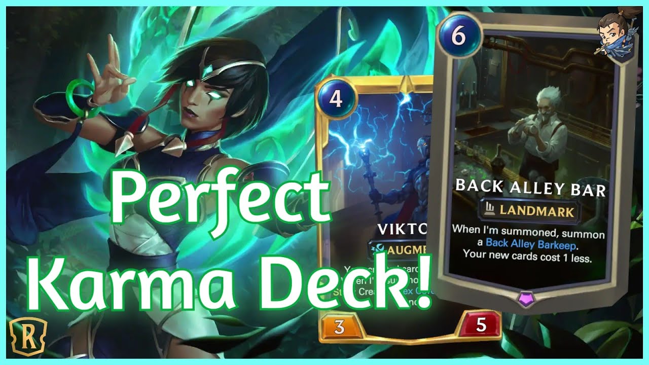 BACK ALLEY BAR is OP in this Viktor Karma deck! | Legends of Runeterra