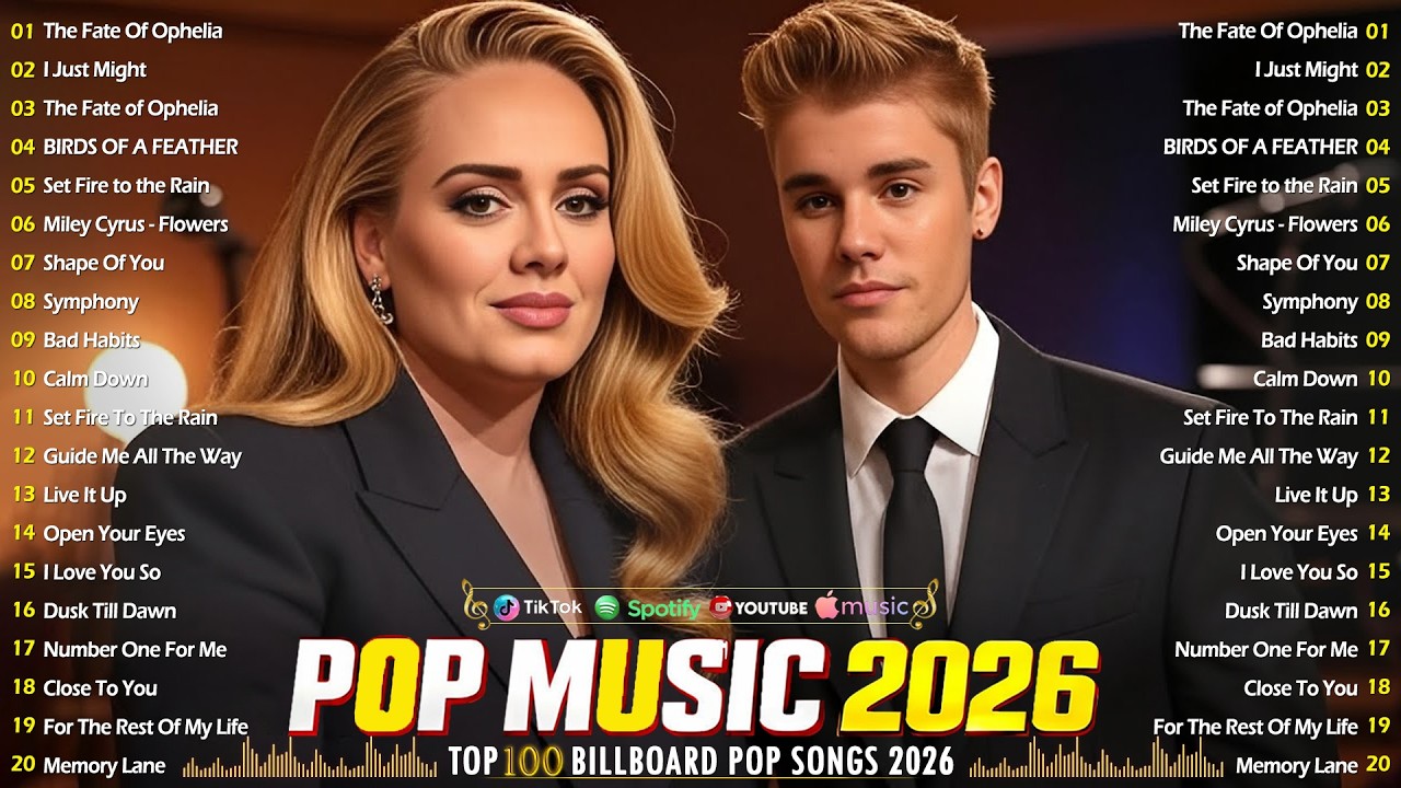 Bruno Mars, Adele, Ed Sheeran, Maroon 5, Dua Lipa, Rihanna, The Weeknd 💥 Billboard Top 50 This Week