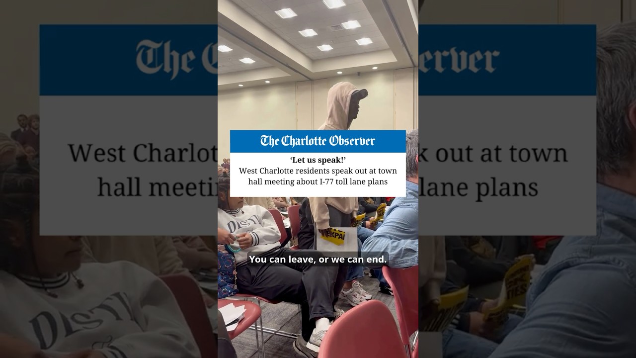 &lsquo;Let us speak&rsquo; I-77 toll meeting leaves residents unheard and unclear on impact