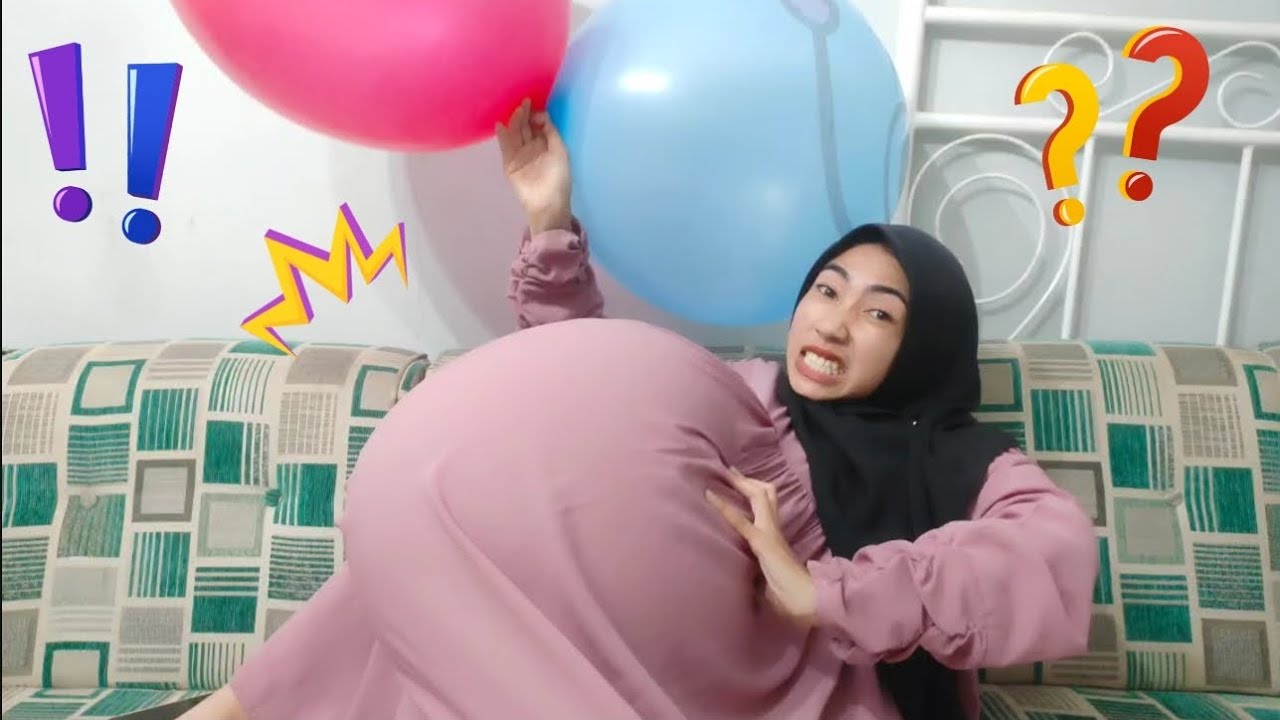KAGET TIBA² KONTRAKSI  SAMPAI MELAHIRKAN ‼️  GARA² TIUP 2 BALON JUMBO ‼️ DRAMA IBU HAMIL⁉️