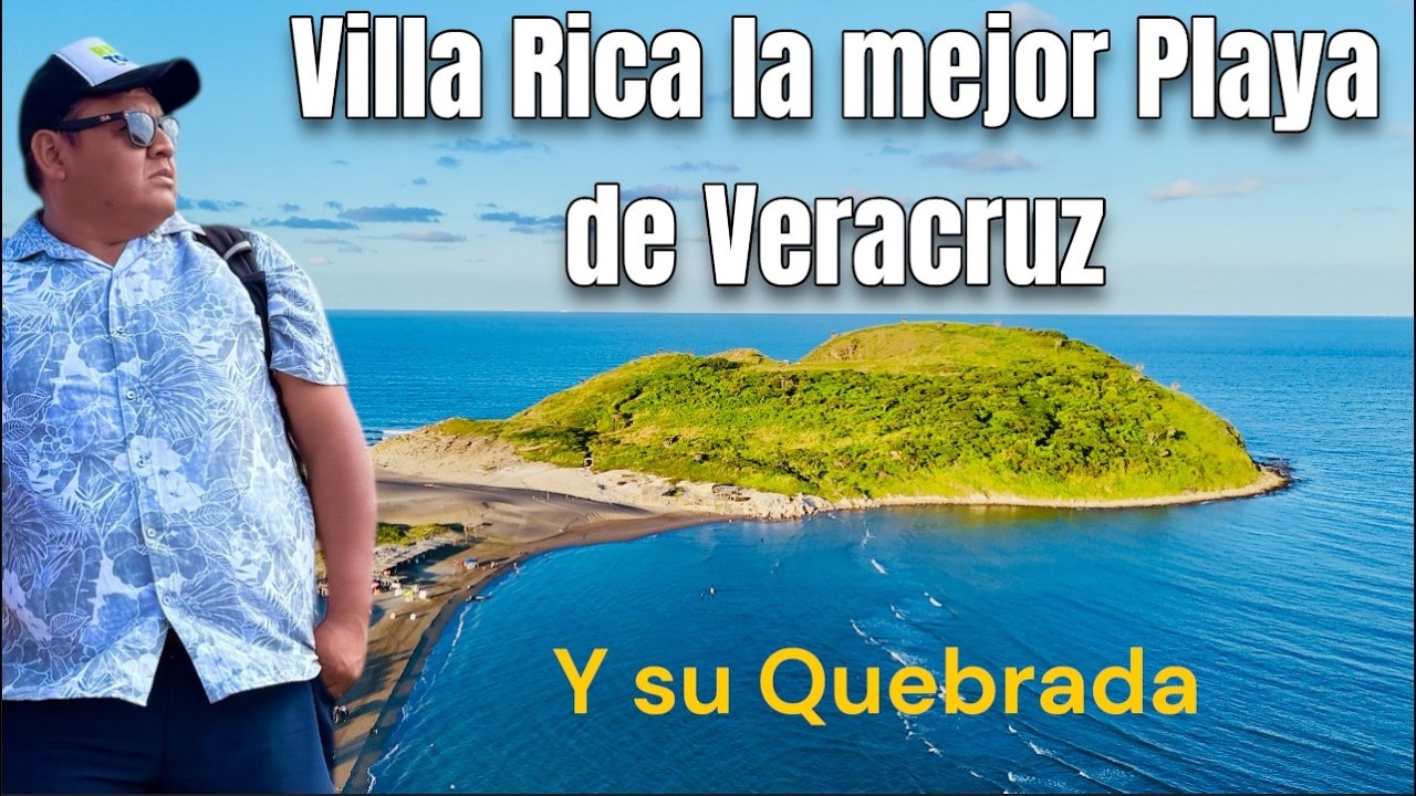 PLAYA VILLA  RICA LA MEJOR DE TODO VERACRUZ !!!!!!   #travel #4k #veracruz