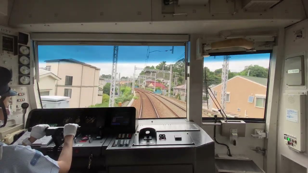京急SH快特 非常ブレーキ投入の瞬間