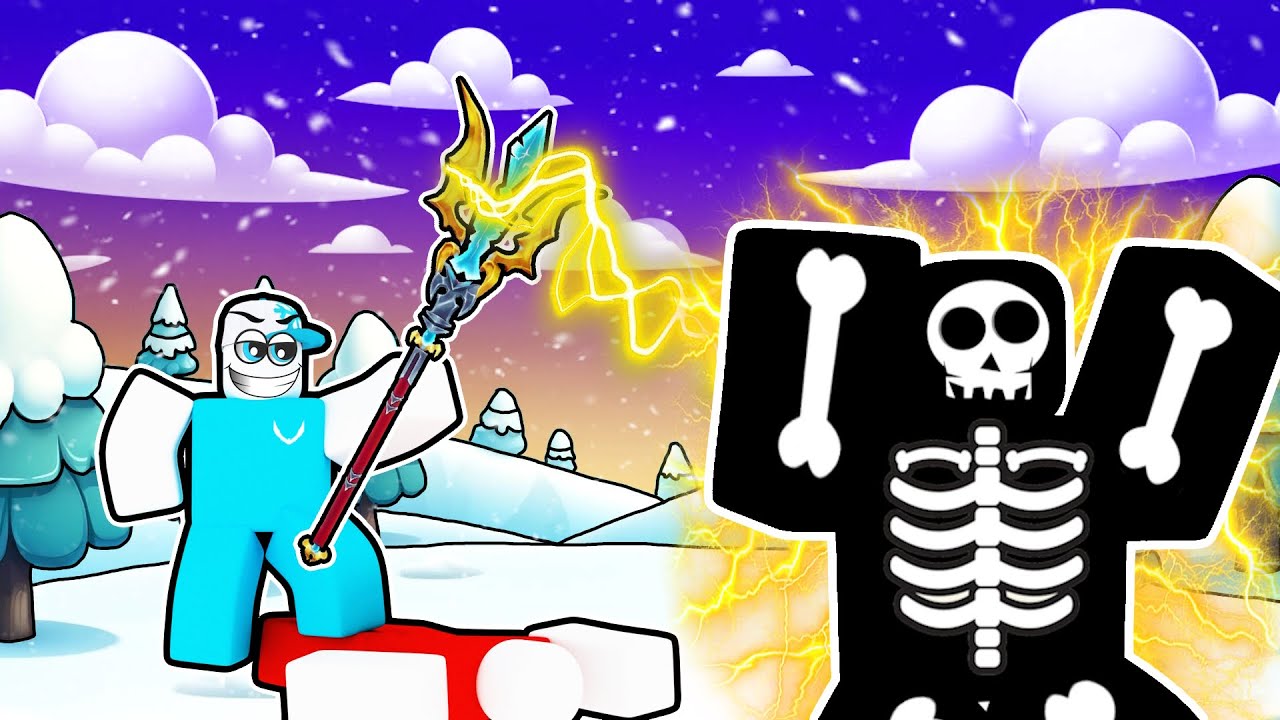 SHOWCASING The LIGHTNING STAFF in Roblox FLAG WARS