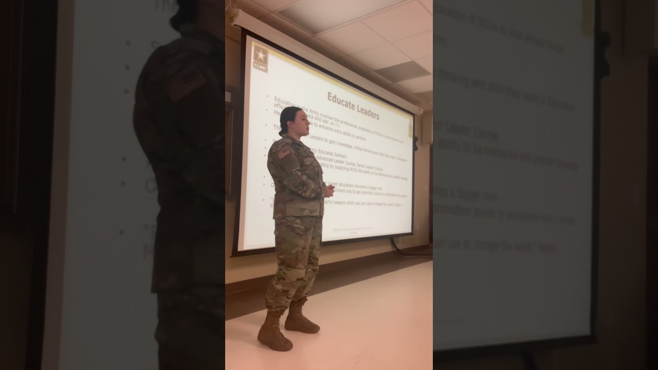 SPC Frederick Public Speaking To Educate or Train Leaders? BLC