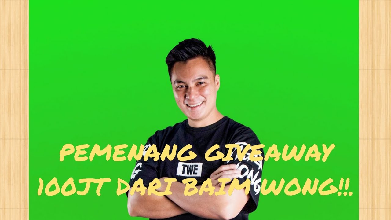 INI DIA PEMENANG HADIAH 100JT DARI BAIM WONG!!. LIVE GIVEAWAY!!.