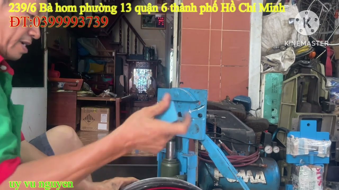 hướng dẫn ép một chiếc mâm trước Ex bằng chiếc máy thuỷ lực tự chế 2024