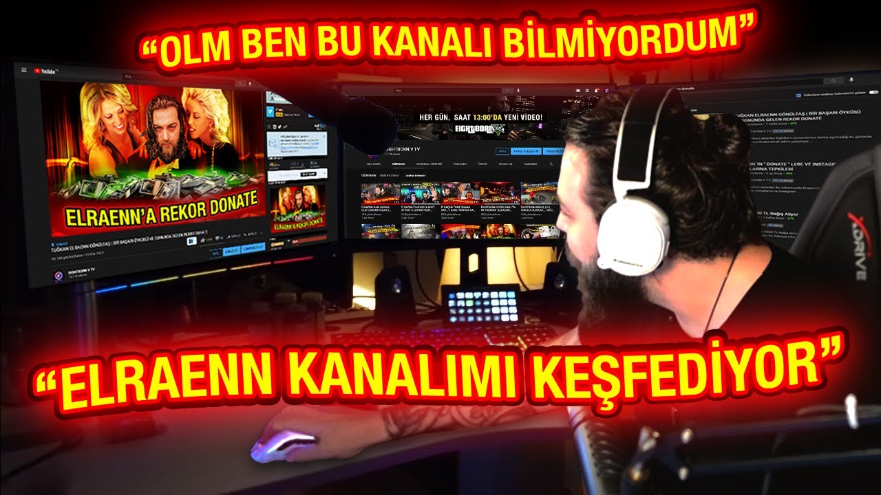ELRAENN KANALIMI KEŞFEDİYOR VE VİDEOLARIMI İZLİYOR ! BNE ŞOK BNE MUTLU ! 30 dkda 1400 abone XD