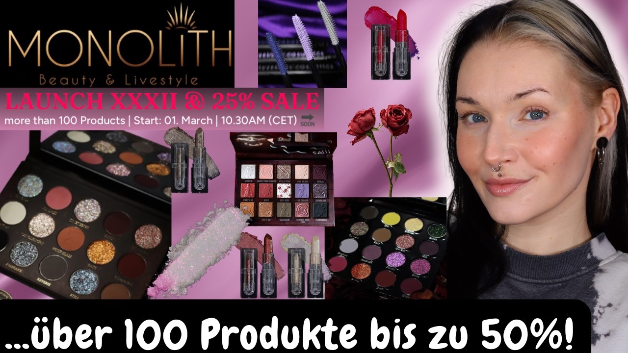 SALE + Launch bei MONOLITH XXXII 🔥Neuheiten, Rabattcode, Indiebrands, Indiemakeup I März 2026