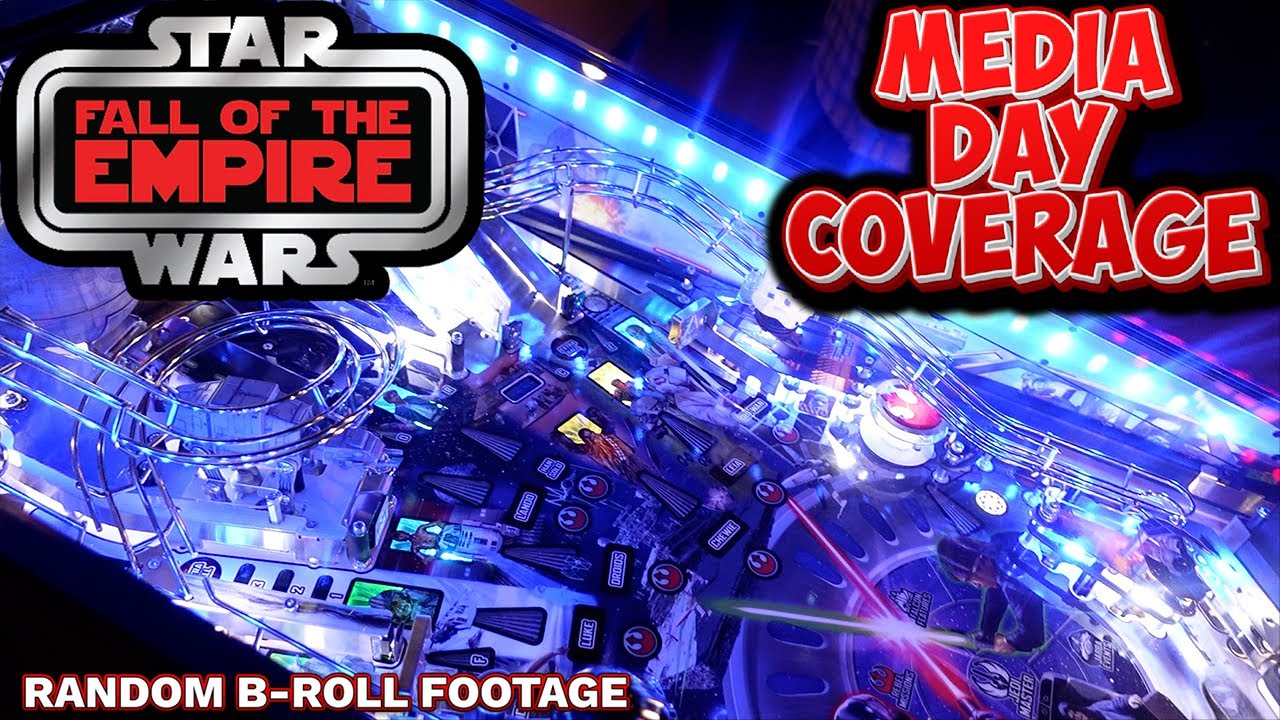 Stern Pinball Media Day Random B-Roll for Star Wars Fall Of The Empire