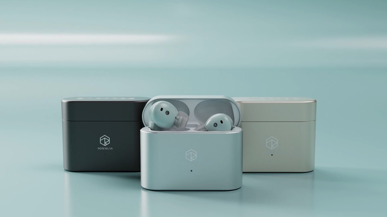 ROSESELSA EARFREE-i5 TWS Earbuds Hybrid ANC IPX5 Earbuds LDAC HiFi Sound Wireless Earphones