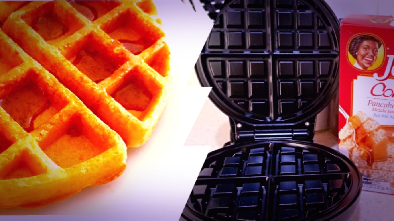 Como usar la WAFLERA para hacer WAFFLES O GOFRES HAMILTON BEACH