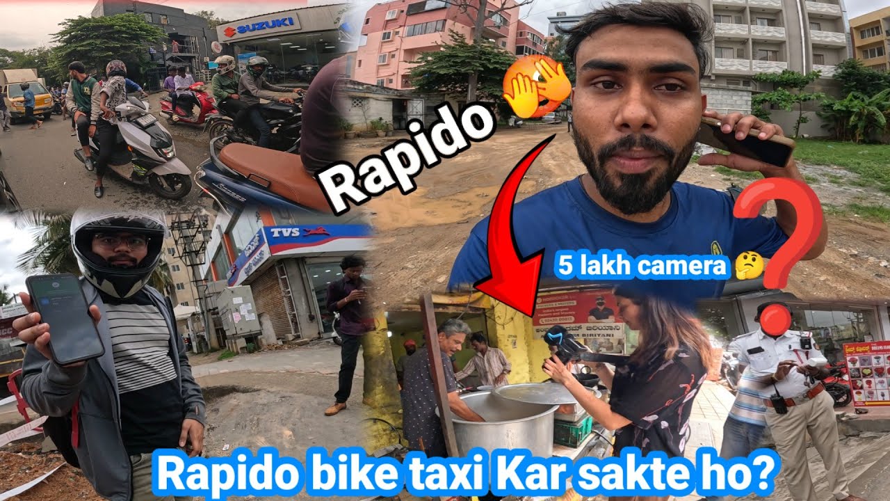 Kya hum rapido bike taxi kar sakte hai ? Latest update bike taxi in Bangalore 😍