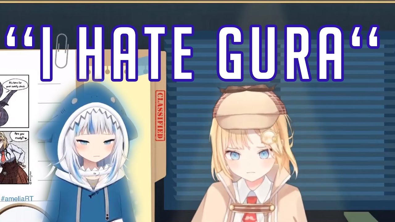 Amelia Watson HATES Gawr Gura / Hololive EN Funny Moments 8