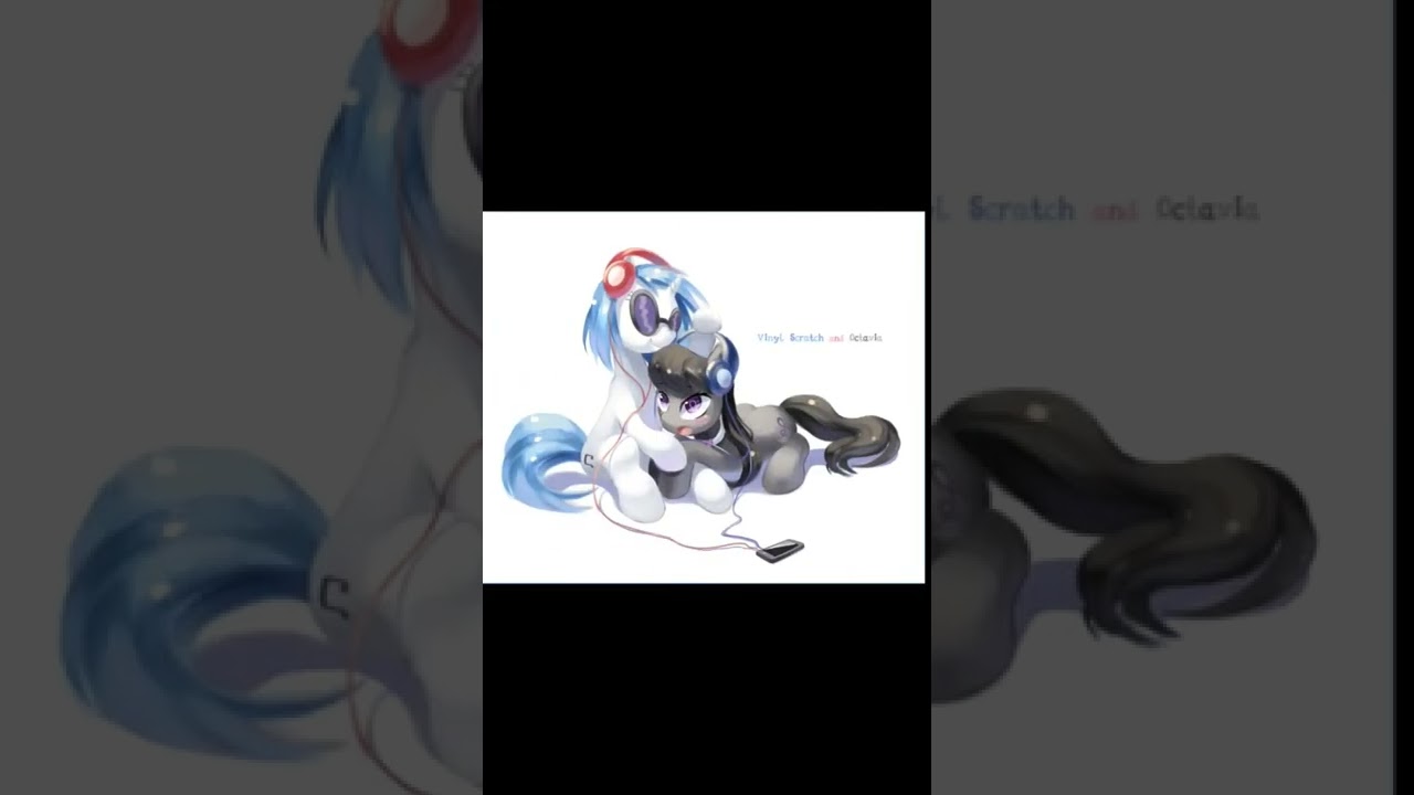 Octavia Melody X Vinyl Scratch / DJ Pon-3 #mlp #musicnote #music #love