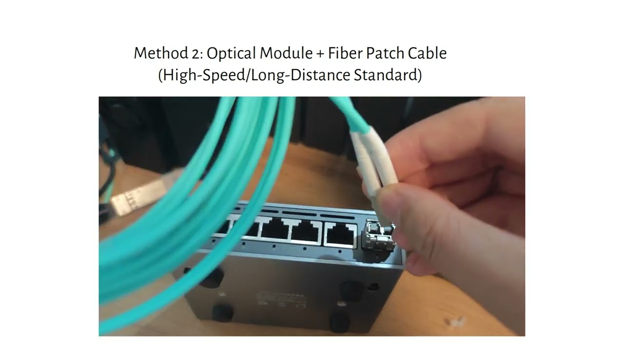 How to Use Fiber Ports on a Network Switch | 3 Simple Methods (SFP, DAC, AOC)