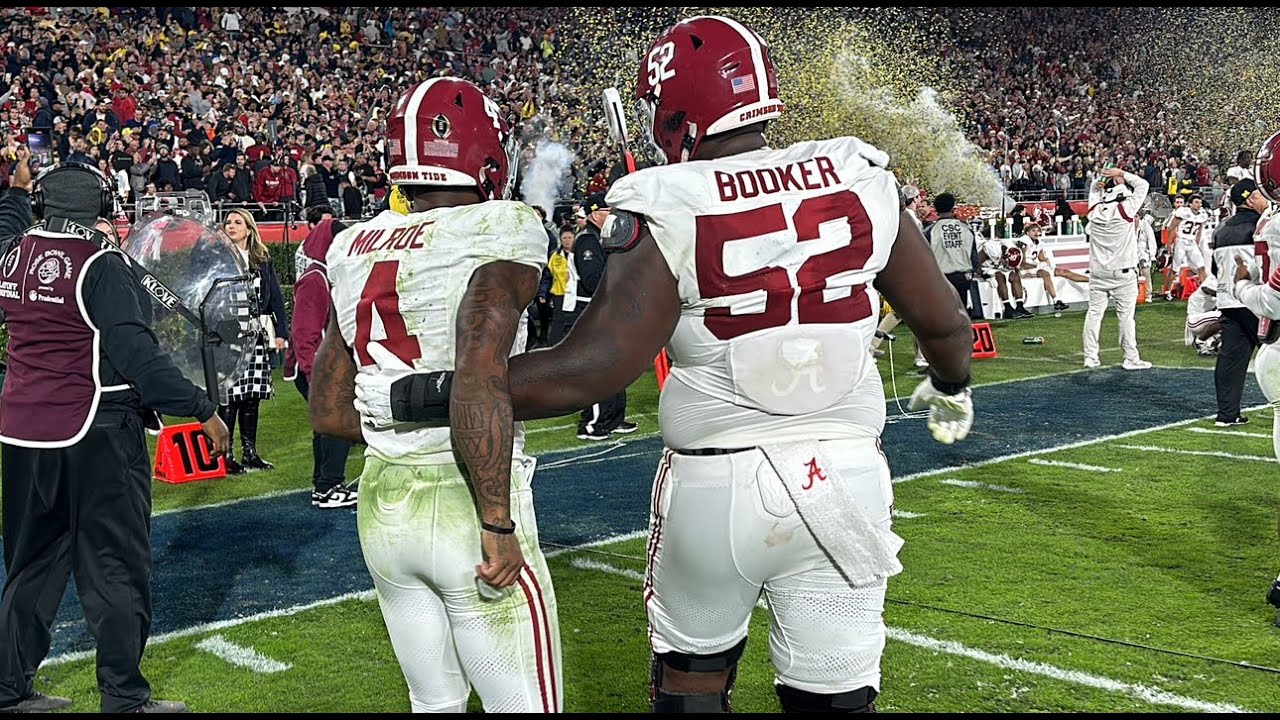 Field view: Michigan celebrates Rose Bowl win, Alabama stunned by loss, Saban final game