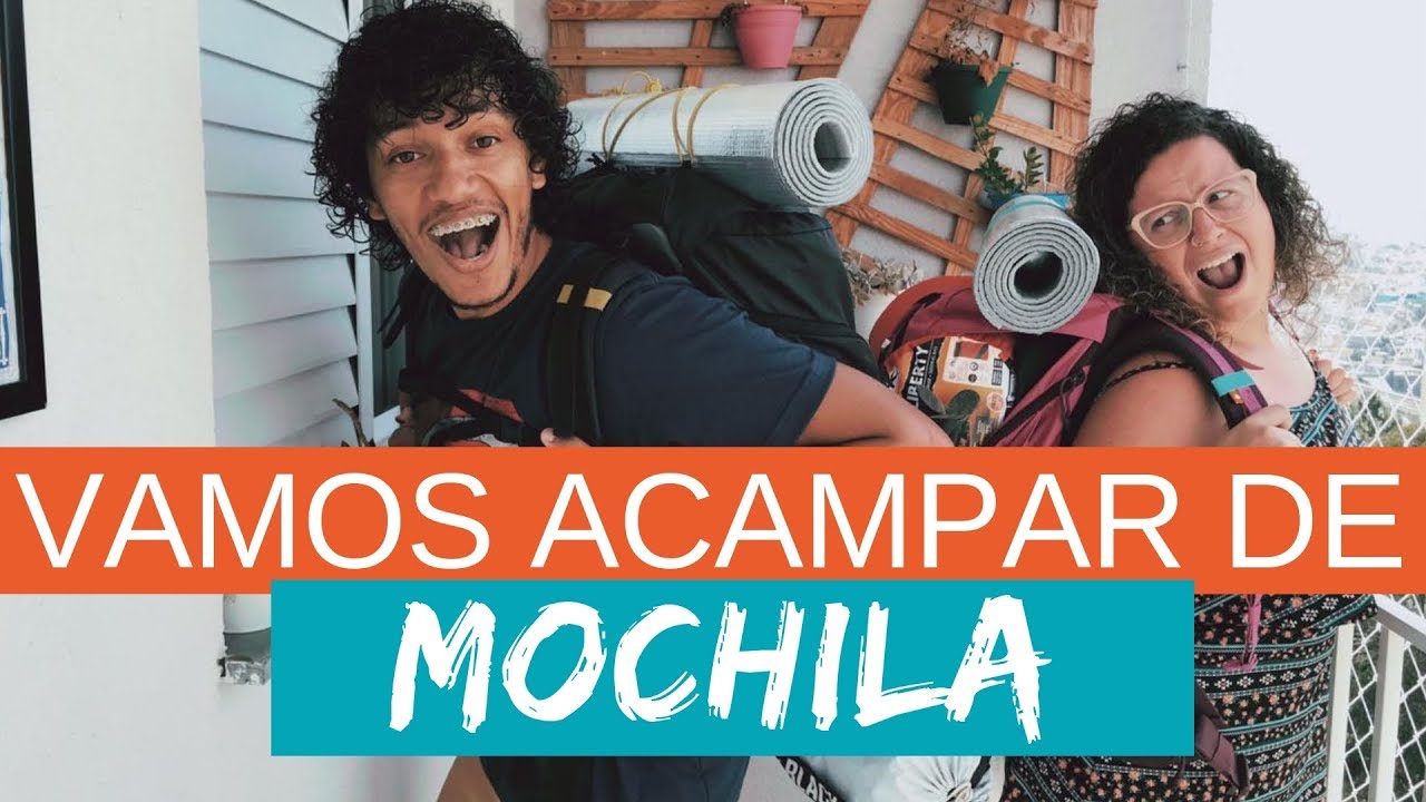 MONTANDO A MOCHILA PARA ACAMPAR SEM CARRO | TUDO SOBRE CAMPING | Tô de Folga