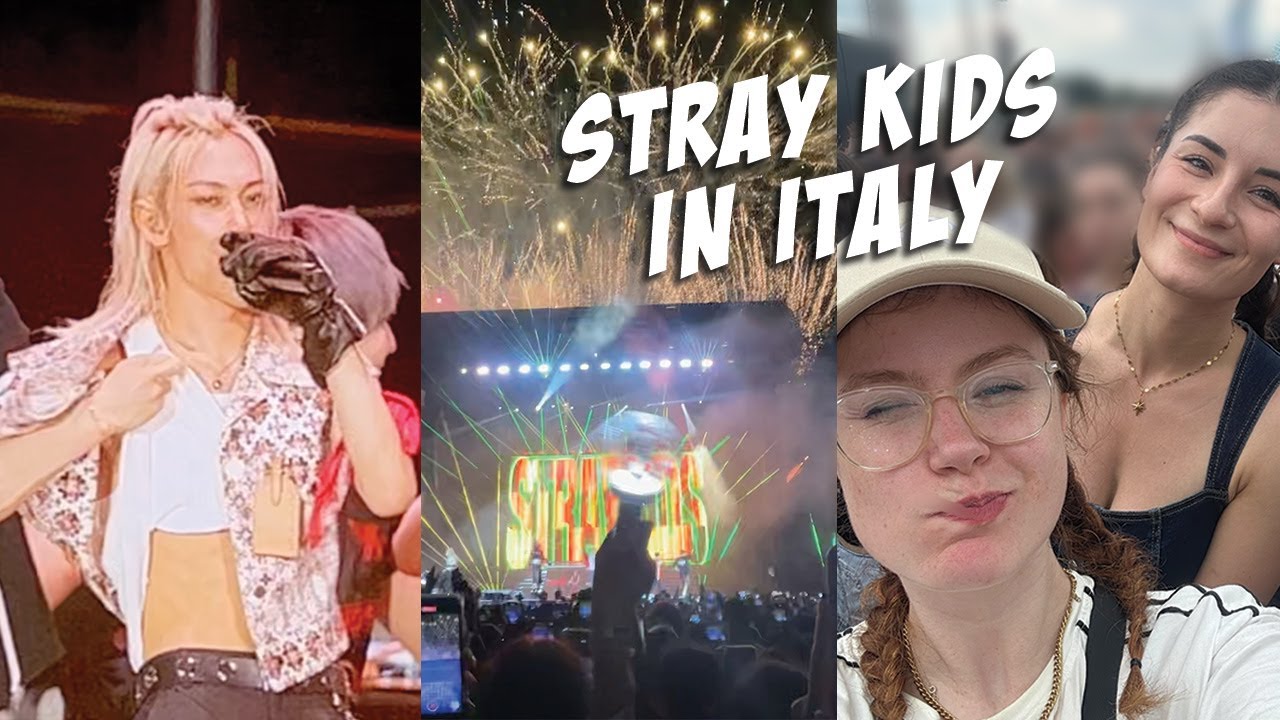 Stray kids & Nmixx concert in Milan at I-Days 2024