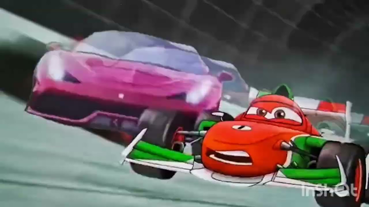 Difference of mcqueen crash with youtuber