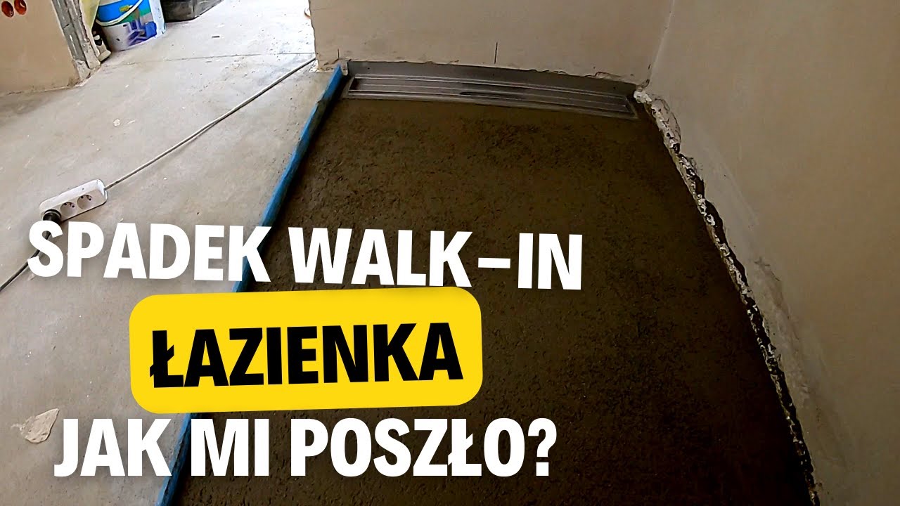 185. Wylewam spadek pod prysznic. Jak wykonałem wylewkę w łazience pod odpływ liniowy? Budowa domu.
