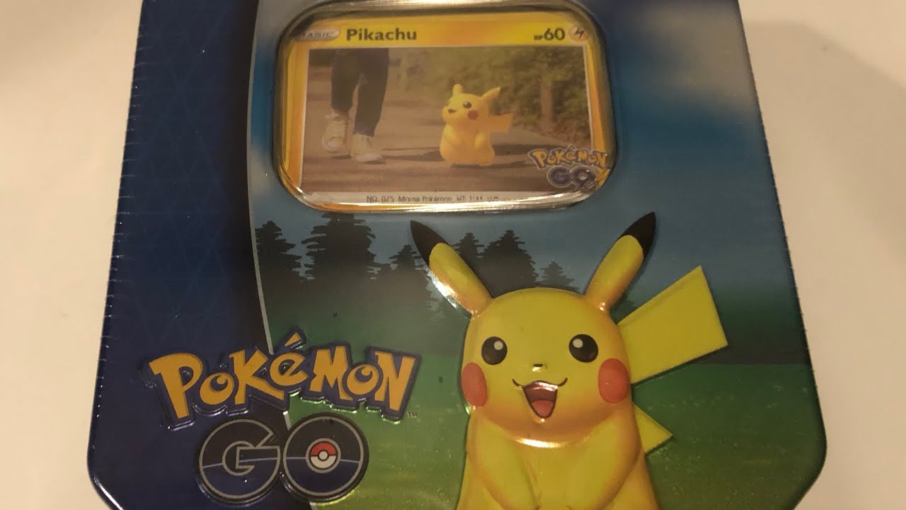 Let&rsquo;s Try Target Pokemon Cards- Opening a Pikachu Pokemon Go Tin