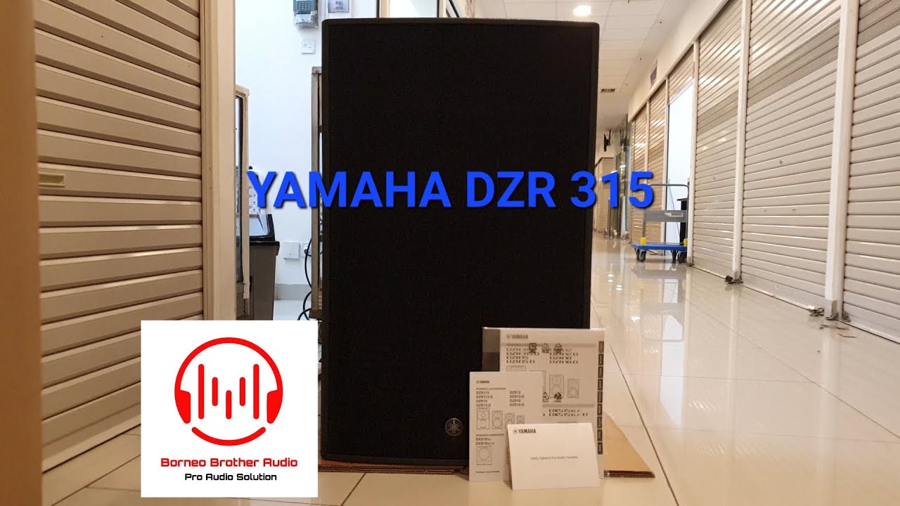 Yamaha DZR 315 Speaker Aktif 3 Way  2000 Watt & 143 dB SPL ,DSP digital dengan FIR X Tuning #dzr315