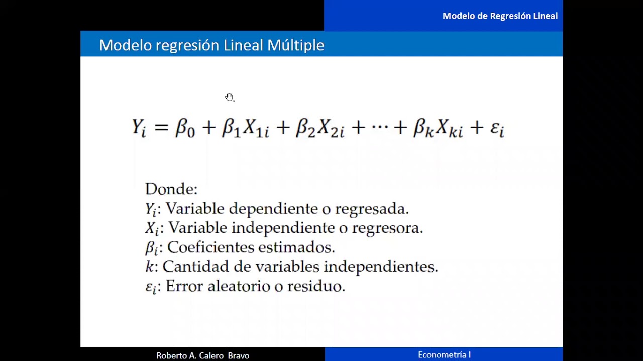 Prueba de Significancia Individual y Conjunta - Econometrics