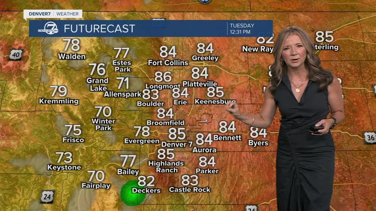 Hot and pretty dry in Denver for the next three days