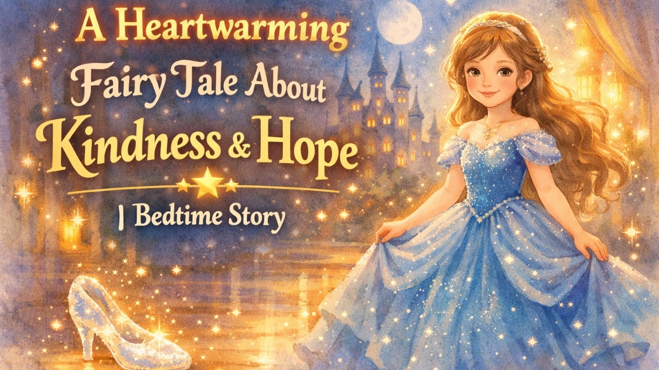 Cinderella | A Heartwarming Fairy Tale About Kindness & Hope 🌟 | Bedtime Story