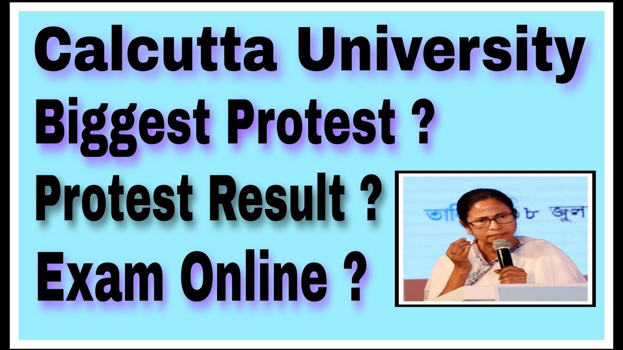 #CU Calcutta University Biggest Exam Update || Protest Successful || Exam Online Or Offline ||