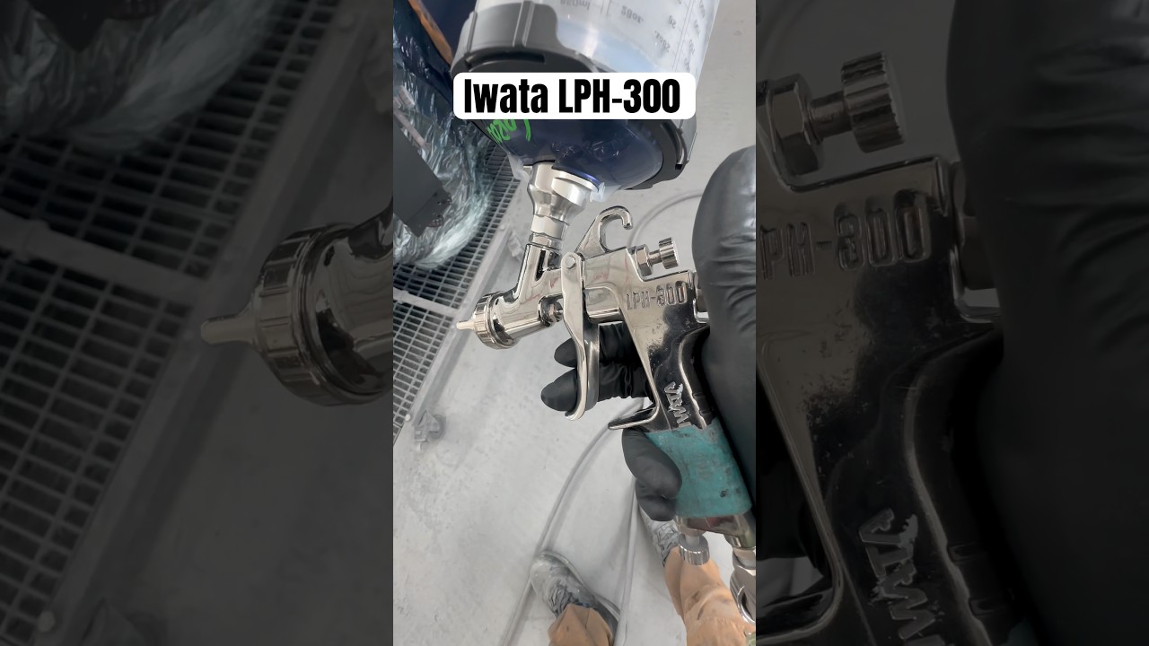 LPH-300 doing its thing with Glasurit 100 Line Part 1 Metallic Blue!!