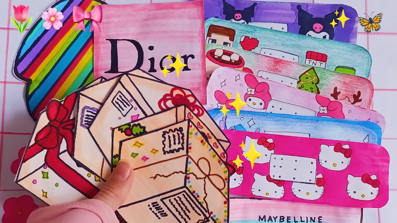 🦋✨РОЗПАКОВКА паперових сюрпризів🌸✨нова колекція😻||посилки📦🩷
