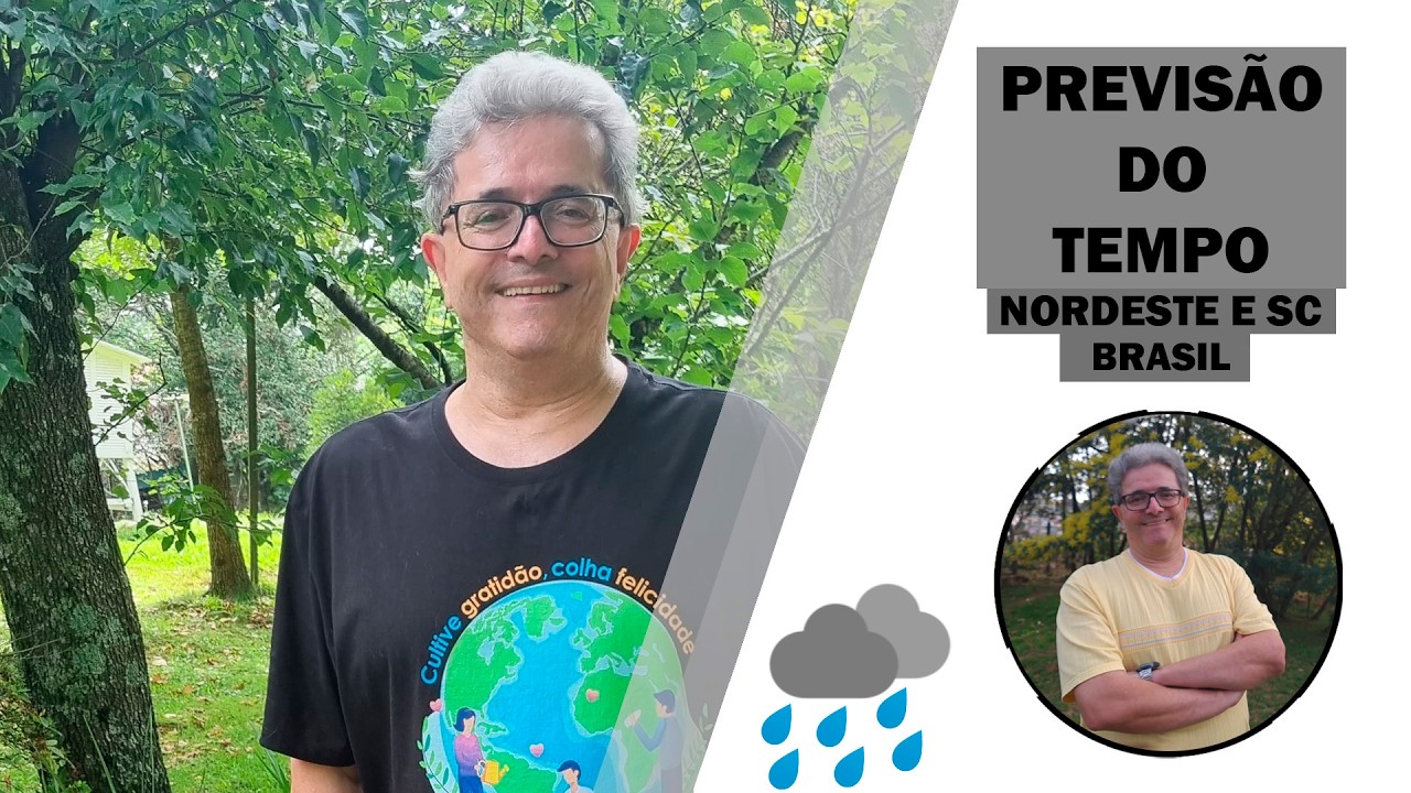 Brasil, Sul e Nordeste | Início do outono: chuva e temperatura (14/03/2025)
