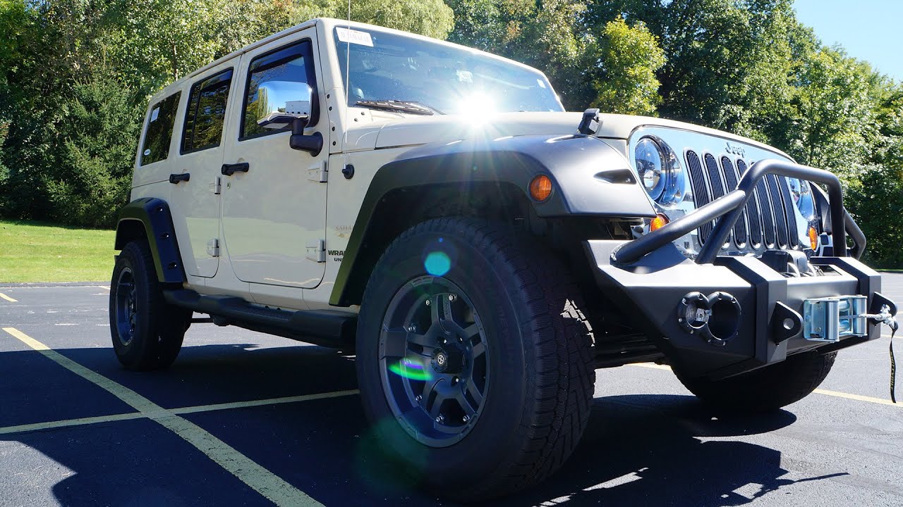 2012 Jeep Wrangler Sahara Unlimited Видео. Тест драйв 2012 Джип Вранглер СахараТюнинг. Авто из США.