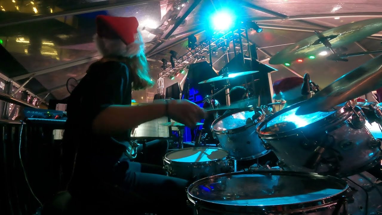 OCSA Montage! Tree Lighting 2023 - Drum Cam
